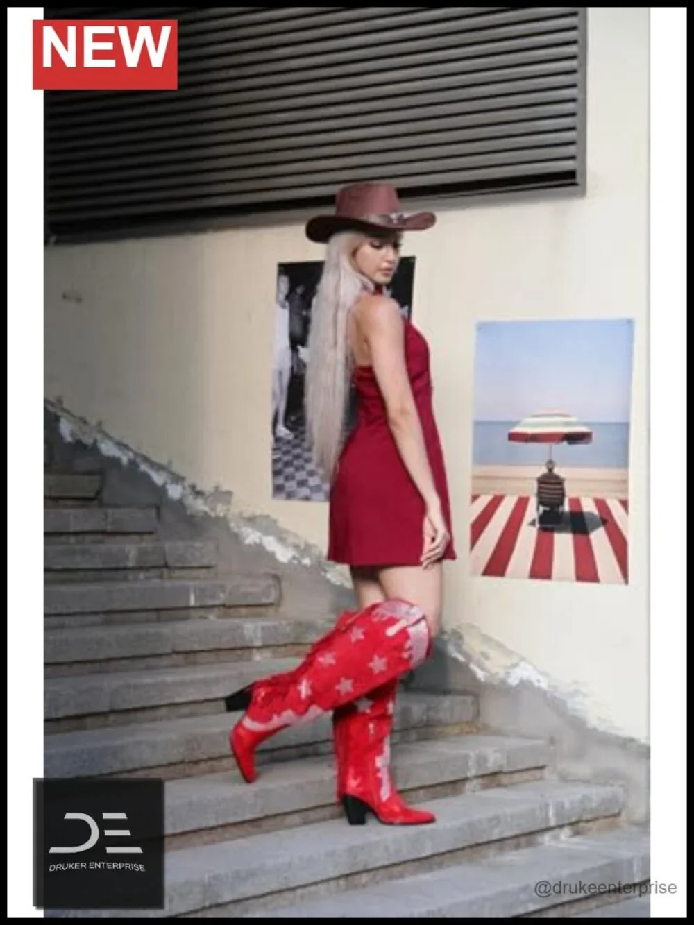 Fringe Thigh High Boots Over The Knee Rhinestone Studded Cowboy Boots Faux Suede
